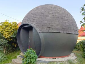 Готовый дом-сфера под ключ — фото реализованного проекта в Московской области.