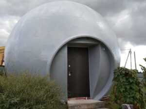 Каркасный дом-сфера — готовый объект от производителя в Москве.