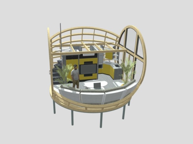 Дизайн интерьера и планировка дома-сферы