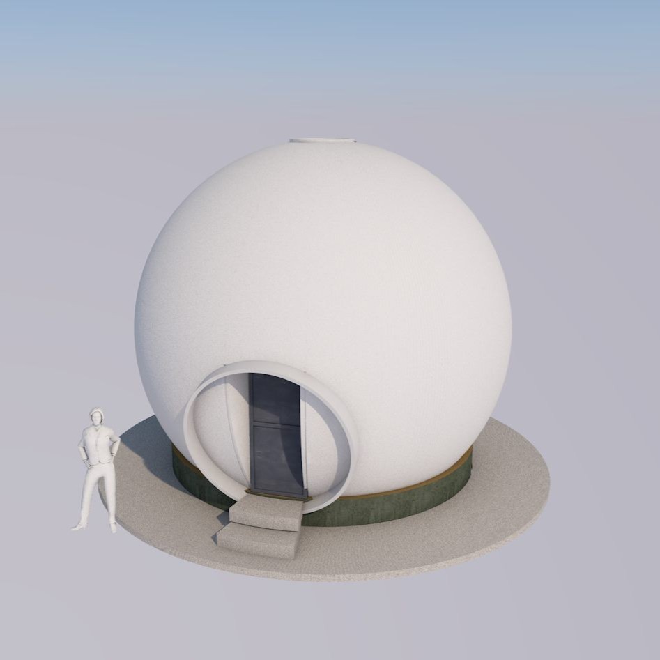 Готовый домокомплект дома-сферы для дачи — цена сборного каркаса