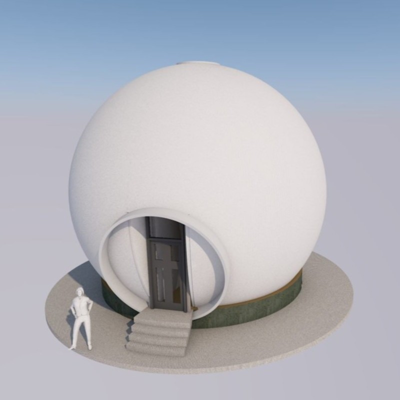 Купить каркасный дом-сферу для круглогодичного проживания — проект и стоимость